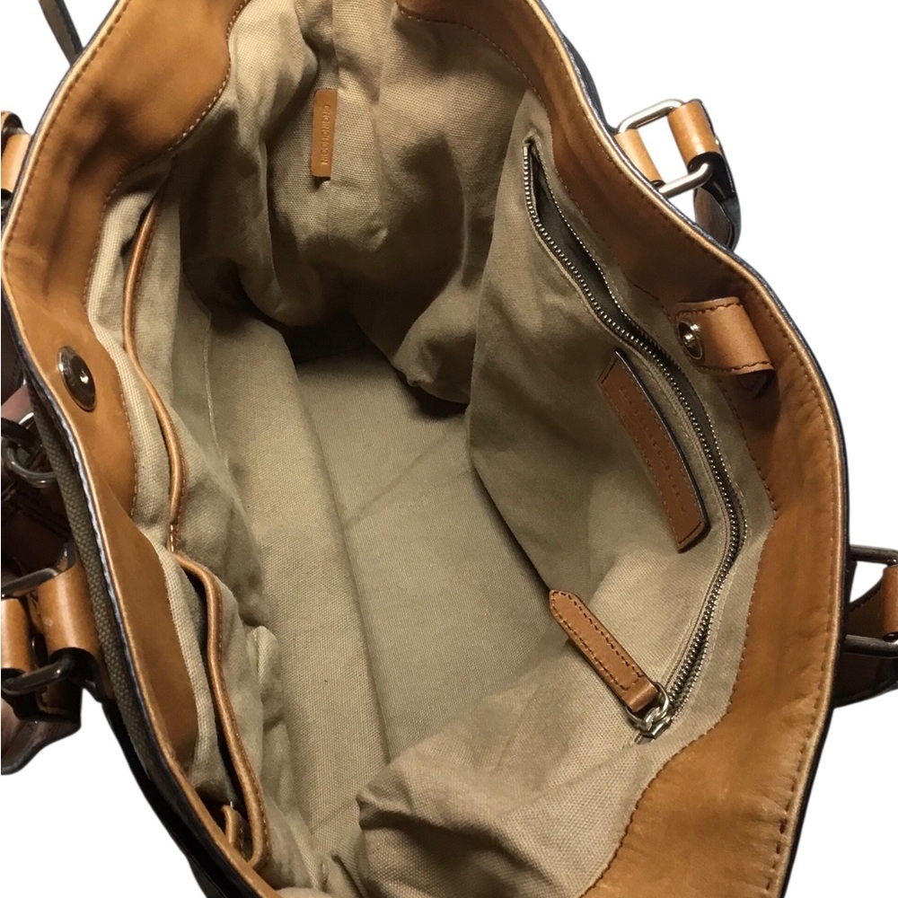 Authentic BURBERRY Canvas Tote Brown Bag (No strap) - Picture 14 of 16